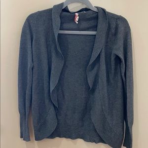 Grey women's cardigan